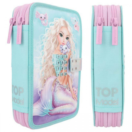 Penar echipat cu 2 fermoare Top Model  Mermaid, cu cod [1]