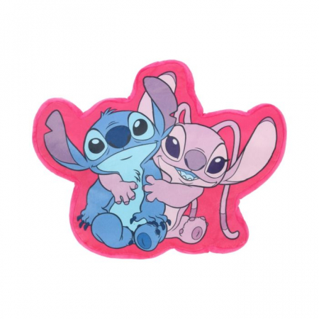 Reduceri - Pernă decorativă roz  40 cm Catifea,Disney Lilo și Stitch