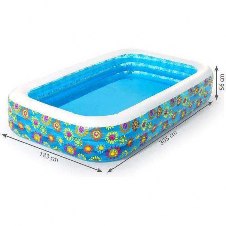Piscina gonflabila dreptunghiulara 305x183x56cm Bestway MY17689 [1]