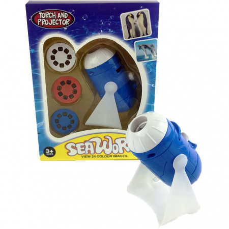 Jocuri Educative - Proiector cu suport, 3 diapozitive Animale Marine Bambinice BN027