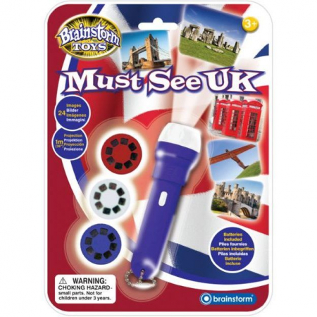 Jocuri Educative - Proiector obiective turistice Marea Britanie Brainstorm Toys E2044