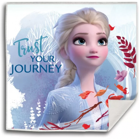 Prosop de baie - Prosopel magic Frozen Trust Your Journey 30x30 cm SunCity EWA21066WDB
