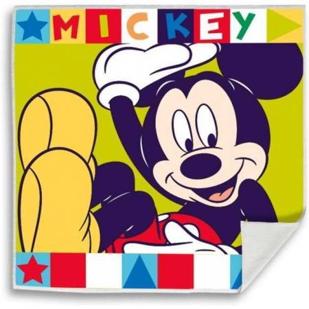 Prosop de baie - Prosopel magic Mickey Yellow 30x30 cm SunCity EWA21059WDD