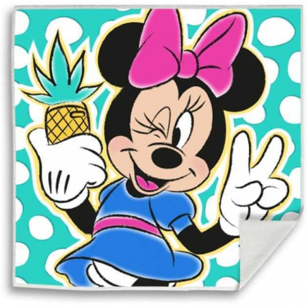 Prosop de baie - Prosopel magic Minnie Selfie 30x30 cm SunCity EWA21059WDA