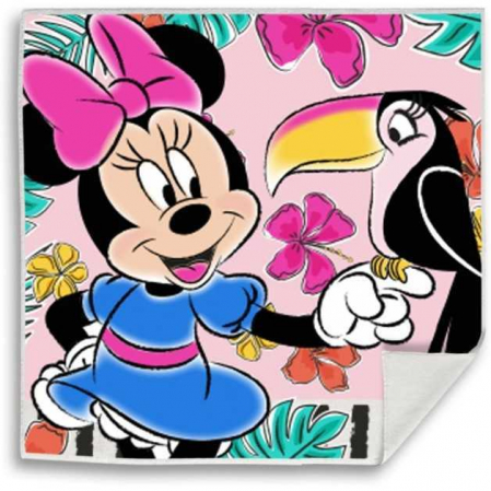 Prosop de baie - Prosopel magic Minnie Tropical 30x30 cm SunCity EWA21059WDB