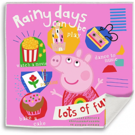 MATERNITATE - Prosopel magic Peppa Rainy Days 30x30 cm SunCity EWA17033PPD