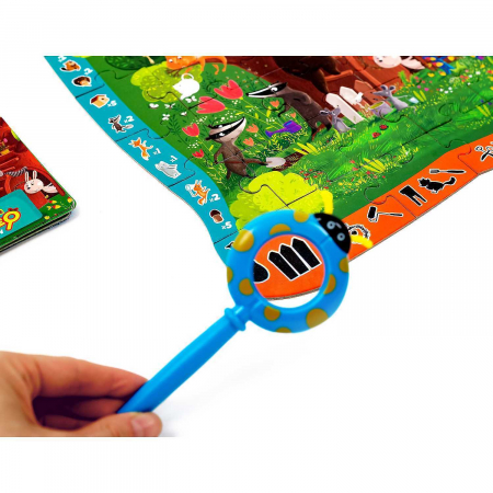 Puzzle Detectiv Povestea din Padure 54 piese Roter Kafer RK1080-04 [2]