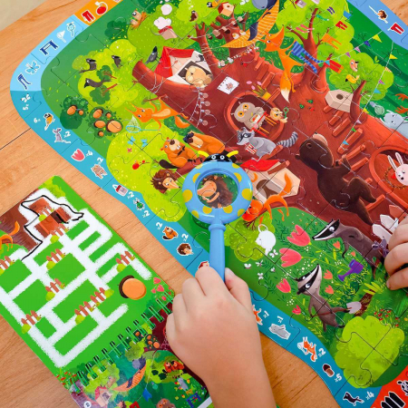 Puzzle Detectiv Povestea din Padure 54 piese Roter Kafer RK1080-04 [3]