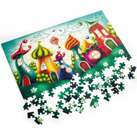 Puzzle Fairytale City, 32x47 cm, 260 piese De.tail DT200-03 [2]