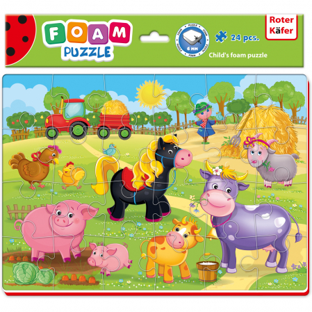 JOCURI SI JUCARII - Puzzle Ferma 24 piese Roter Kafer RK1201-05