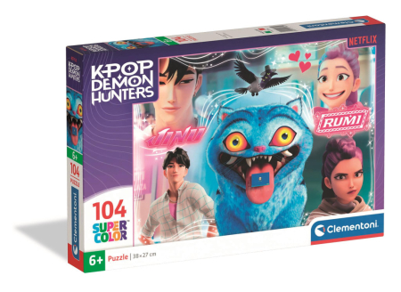 Noutati - Puzzle Fetele Kpop la vânătoare de demoni Heart Hunter  cu 104 piese