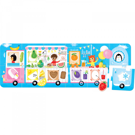 Puzzle Food Truck, 23 piese, 98x33cm Banana Panda BP49045 [4]