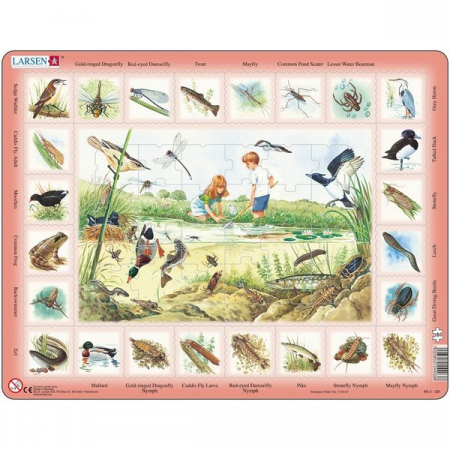 Puzzle - Puzzle Lac (EN), 48 Piese Larsen LRNA3-GB