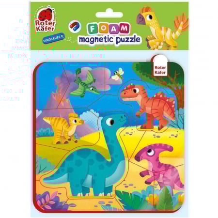 JOCURI SI JUCARII - Puzzle magnetic Dino Roter Kafer RK5010-07
