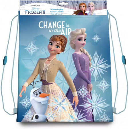 Ghiozdane - Rucsac de umar cu snur Frozen Change is in the Air SunCity EWA22033WD