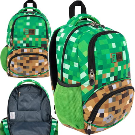 Rucsac școlar BP-71 Pixele  St.Right Majewski [4]