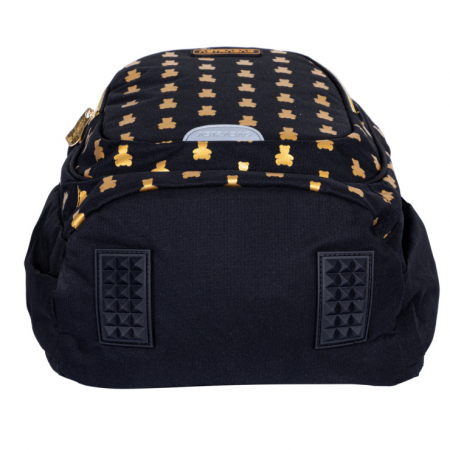 Rucsac școlar negru GoldenTeddy  3 compartimente Astra [5]