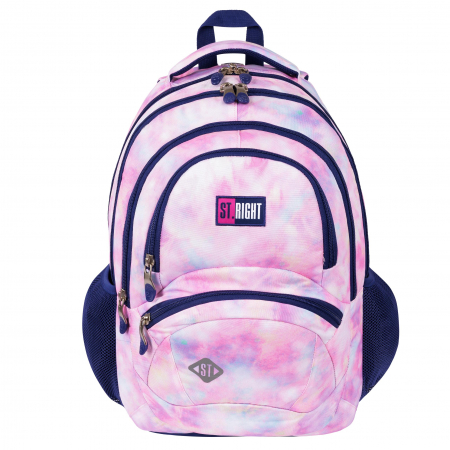 Ghiozdane - Rucsac St.right cu 4 compartimente 42 cm Pink Sky