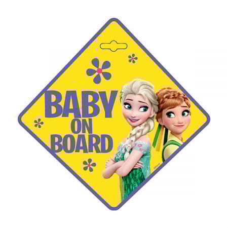 ACTIVITATI IN AER LIBER - Semn de avertizare Baby on Board Frozen Seven SV9611