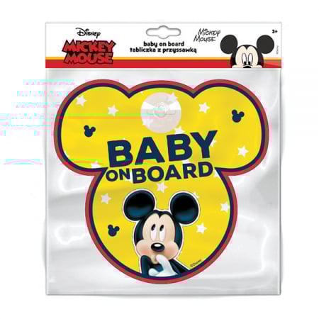 Semn de avertizare Baby on Board Mickey Seven SV9612 [1]