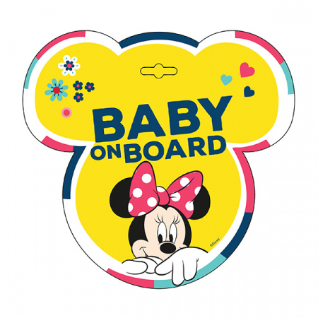 Semn de avertizare Baby on Board Minnie Seven SV9613 [0]