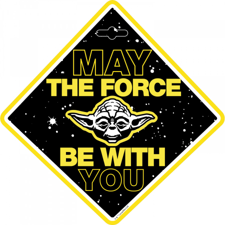 ACTIVITATI IN AER LIBER - Semn de avertizare Baby on Board Star Wars Yoda Seven SV9623