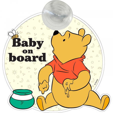ACTIVITATI IN AER LIBER - Semn de avertizare Baby on Board Winnie TataWay CZ10457