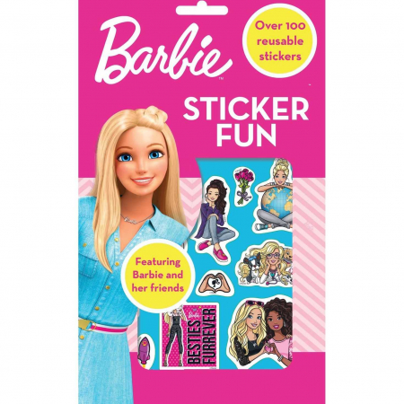 SCOALA SI GRADINITA - Set 100 stickere reutilizabile Barbie Alligator AB3491BASF