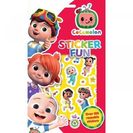 Activitati extracurriculare - Set 100 stickere reutilizabile Cocomelon Alligator AB3312CMSF2