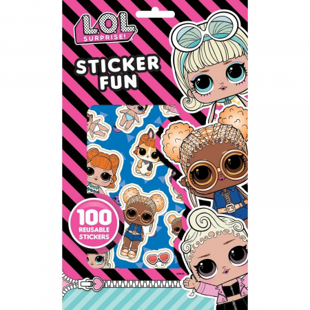 SCOALA SI GRADINITA - Set 100 stickere reutilizabile LOL Surprise Alligator AB3070LOLSF3