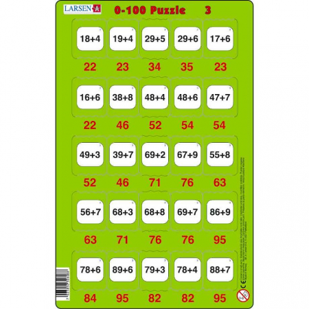 Set 16 Puzzle-uri 0 - 100, 25 Piese Larsen LRP48 [1]