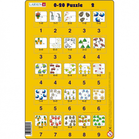 Set 16 Puzzle-uri 0 - 20, 25 Piese Larsen LRP47 [4]