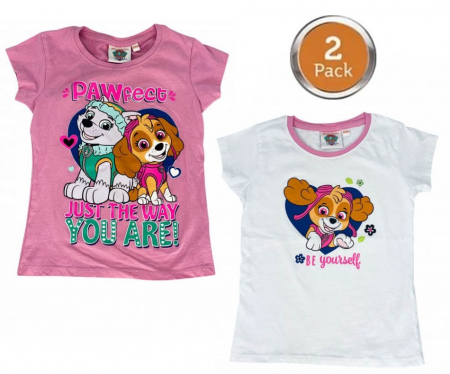 Imbracaminte - Set 2 tricouri cu maneca scurta  Paw Patrol