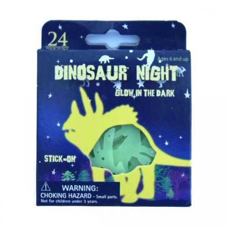 JOCURI SI JUCARII - Set 24 piese Fosforescente Dinozauri Bambinice BN039