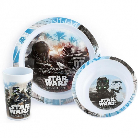 SCOALA SI GRADINITA - Set 3 piese Star Wars Lulabi 8330700