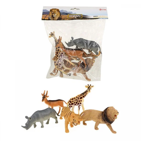 Set 5 figurine animale jungla Animal World Toi-Toys TT34921Z [2]