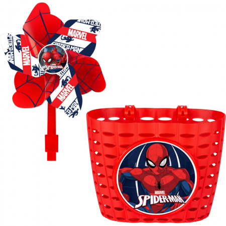 ACTIVITATI IN AER LIBER - Set accesorii bicicleta cos si morisca Spiderman Seven SVP3302818