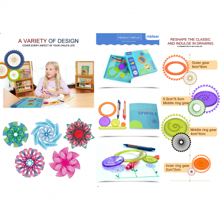 Set Arta Spiralelor Mideer MD1005 [2]