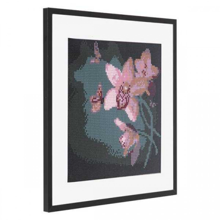 SCOALA SI GRADINITA - Set creativ cu diamante rotunde Diamond Painting 30x30 cm Grafix GRCR2009-22GE