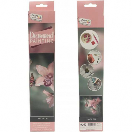Set creativ cu diamante rotunde Diamond Painting 30x30 cm Grafix GRCR2009-22GE [1]