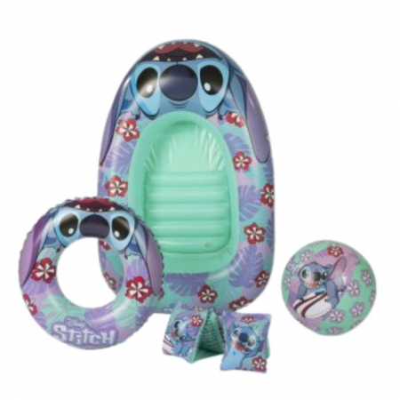 Reduceri - Set de înot cu barca Lilo & Stitch - Albastru