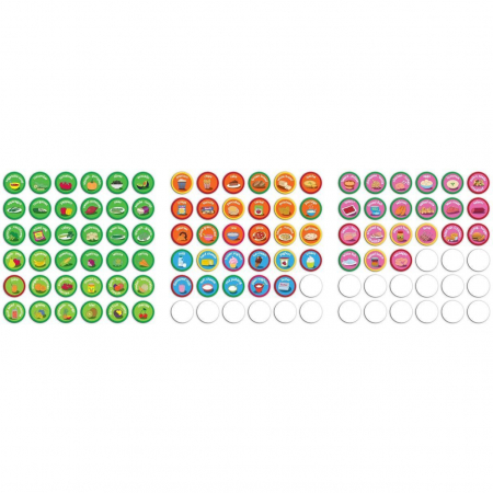 Set magnetic Mananca sanatos - Eat Well Chart Fiesta Crafts FCT-2946 [3]