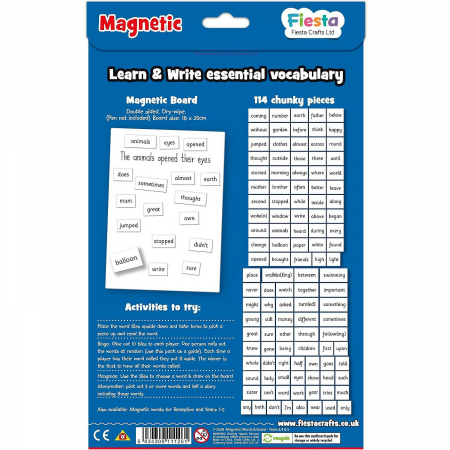 Set magnetic - Primele cuvinte in limba Engleza, clasa 3, 4 si 5 Fiesta Crafts FCT-2538 [1]