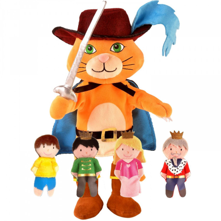 Set Marionete Motanul Incaltat Fiesta Crafts FCT-2865 [0]