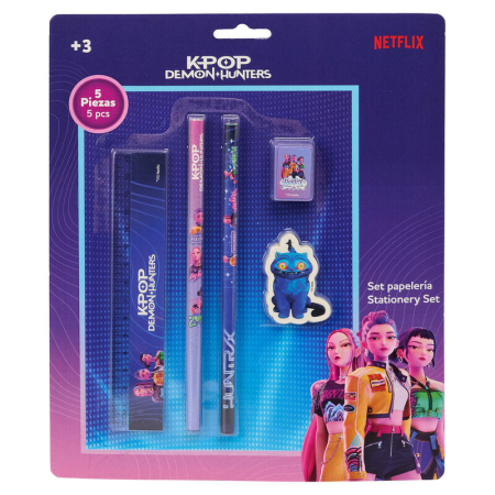 Noutati - Set papetarie K-Pop Demon Hunters Huntrix, 5 piese