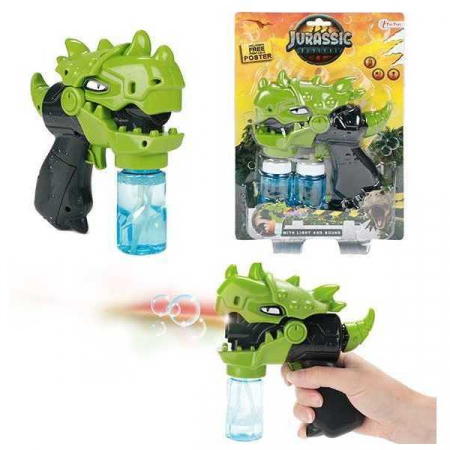 Set Pistol de facut baloane de sapun cu sunte si lumini Dino Jurassic revival Toi-Toys TT68852A [2]