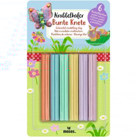 Seturi creative - Set plastilina 6 culori Moses MS16138
