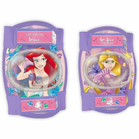 ACTIVITATI IN AER LIBER - Set protectie Cotiere Genunchiere Princess Rapunzel and Ariel Seven SV59095