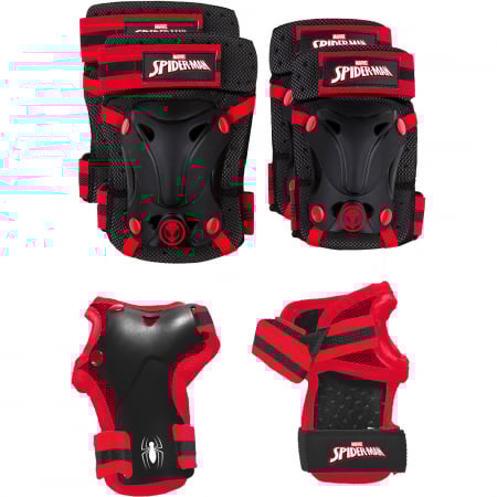 ACTIVITATI IN AER LIBER - Set protectie Skate Cotiere Genunchiere si Incheieturi Spiderman Seven SV9067
