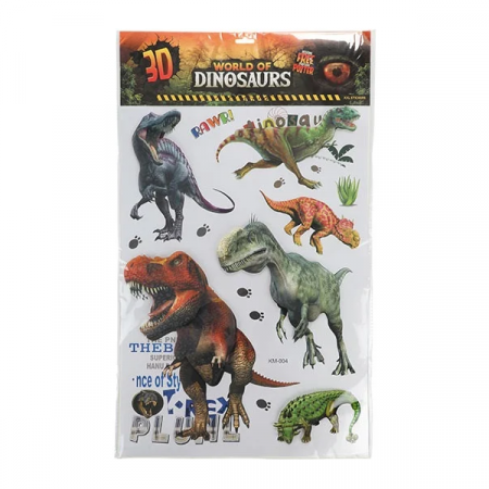 CAMERA COPILULUI - Set stickere perete 3D Lumea Dinozaurilor Toi-Toys TT46146A